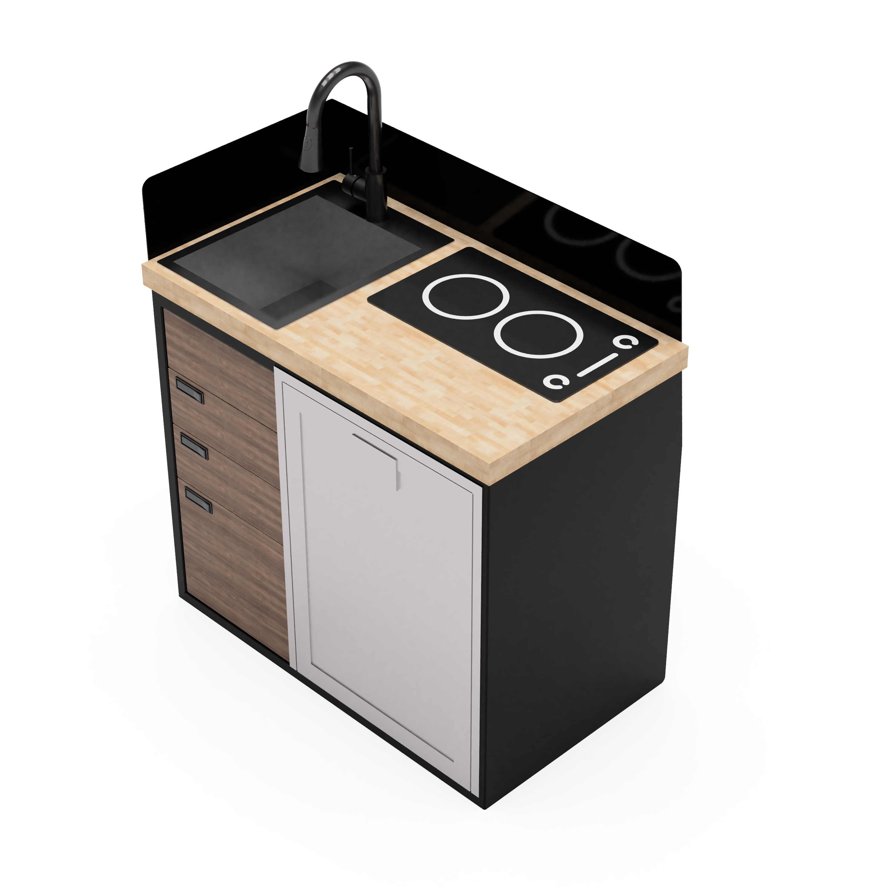 40" Kitchen Cabinet with Appliances - My Store