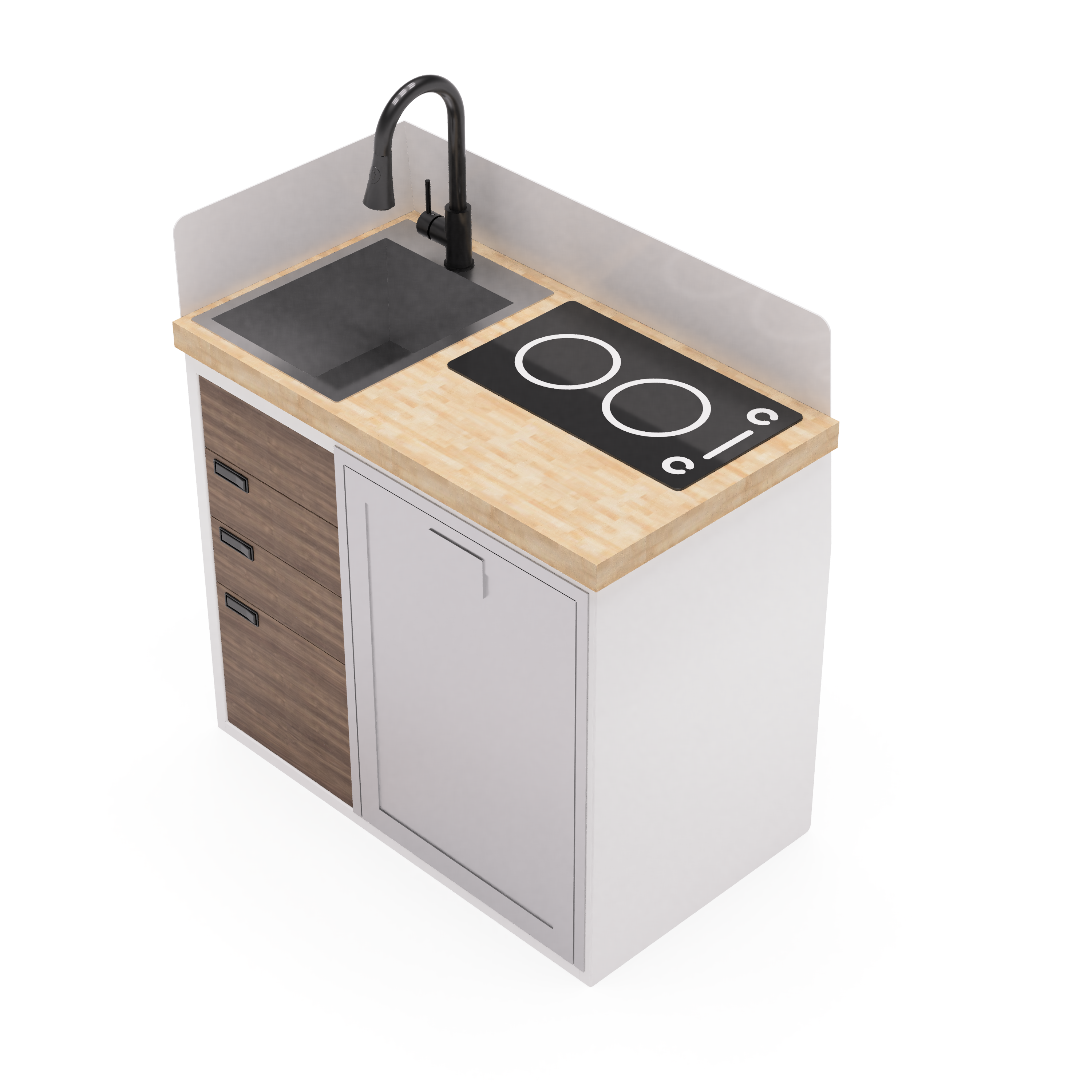 40" Kitchen Cabinet with Appliances - My Store
