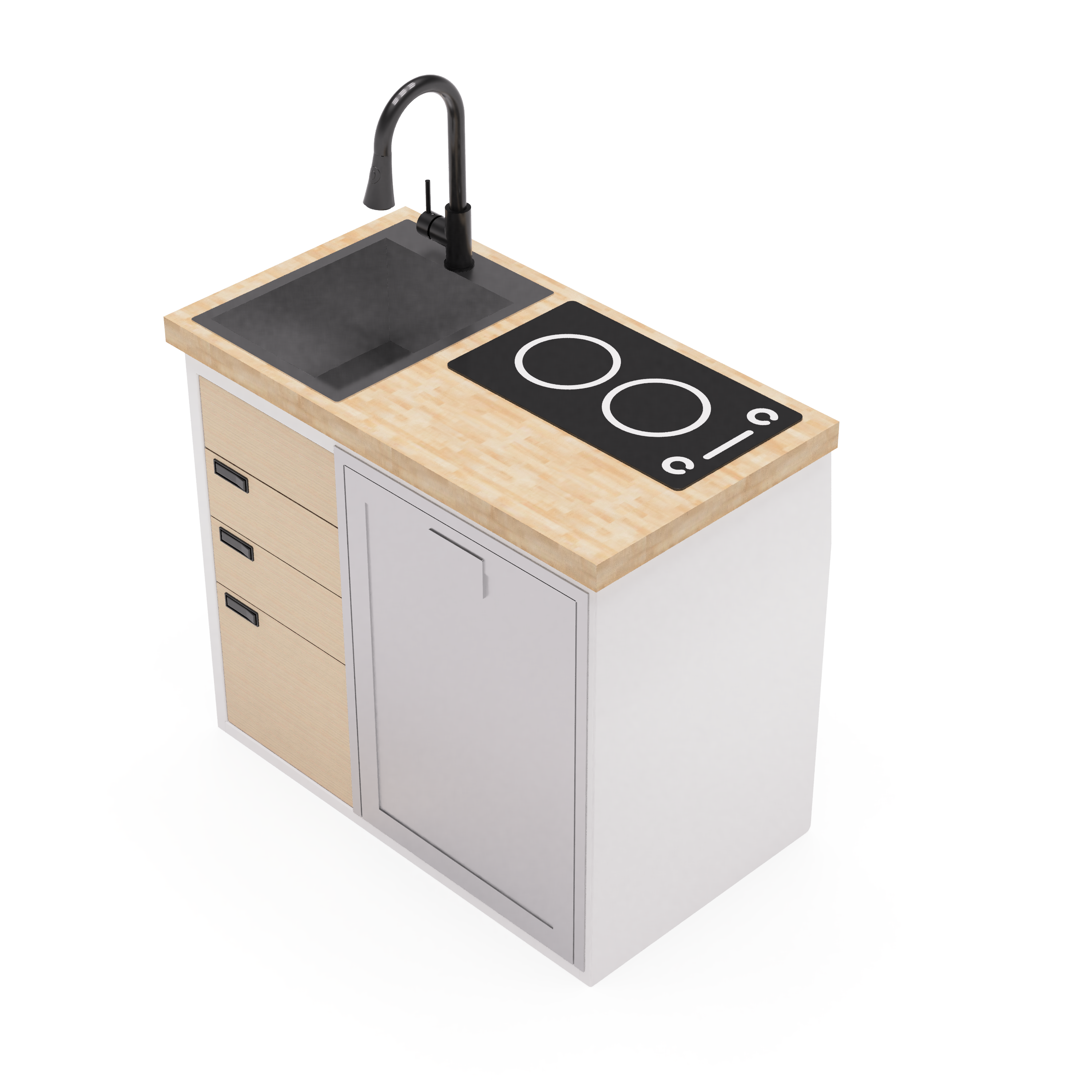 40" Kitchen Cabinet with Appliances - My Store