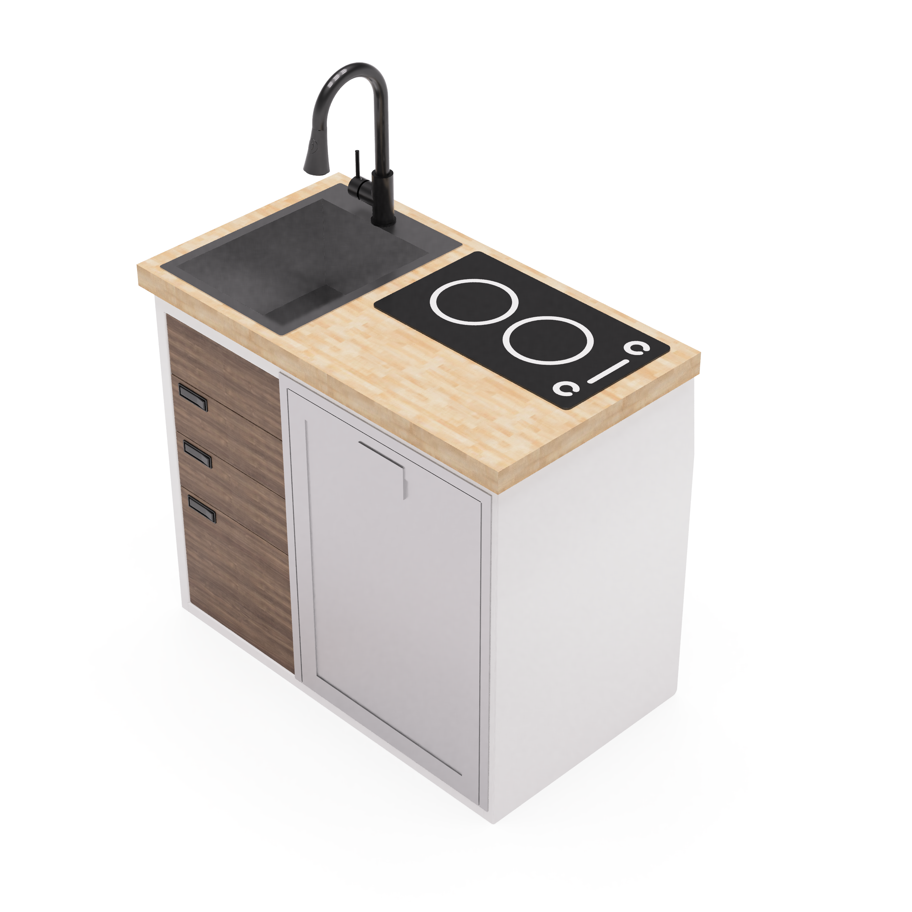 40" Kitchen Cabinet with Appliances - My Store