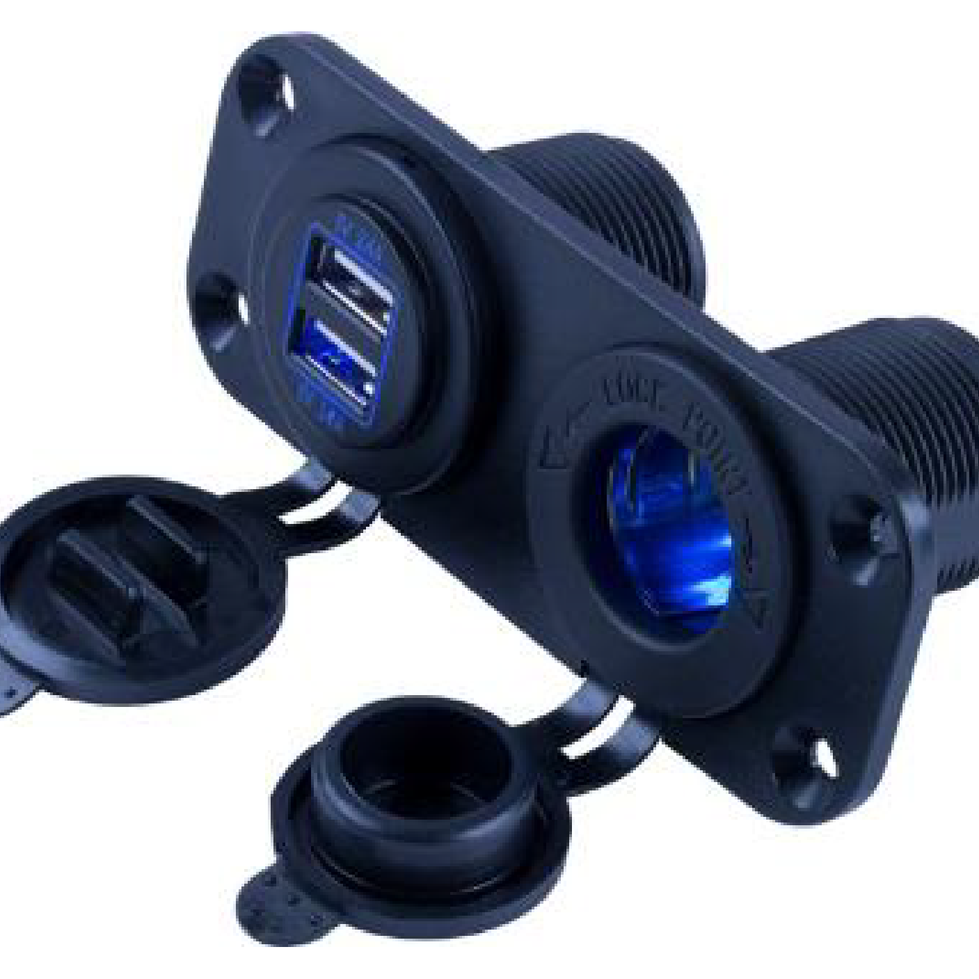 Sea-Dog USB Power Socket Panel and 12V - My Store
