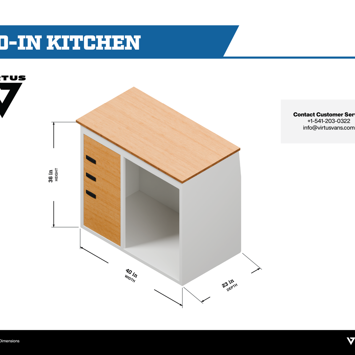 40" Kitchen Cabinet with Appliances - My Store