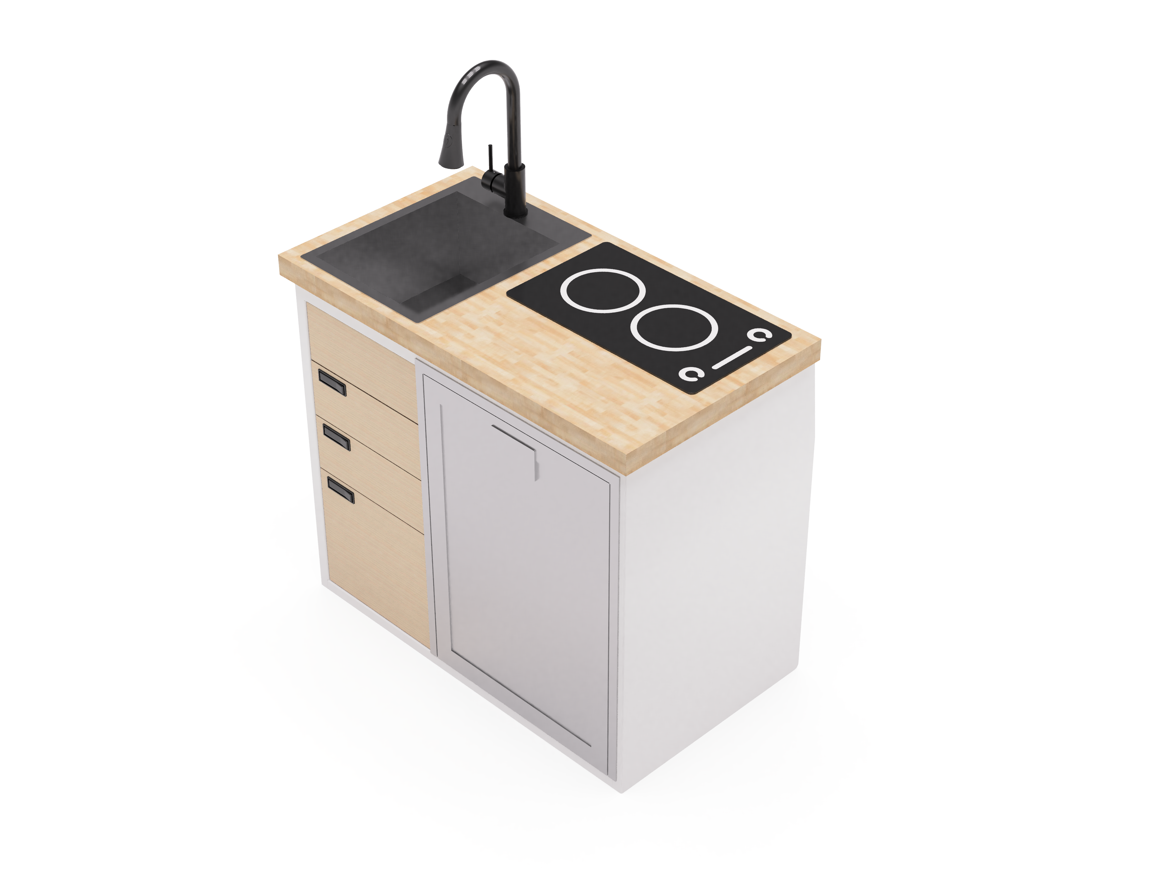 40" Kitchen Cabinet with Appliances - My Store