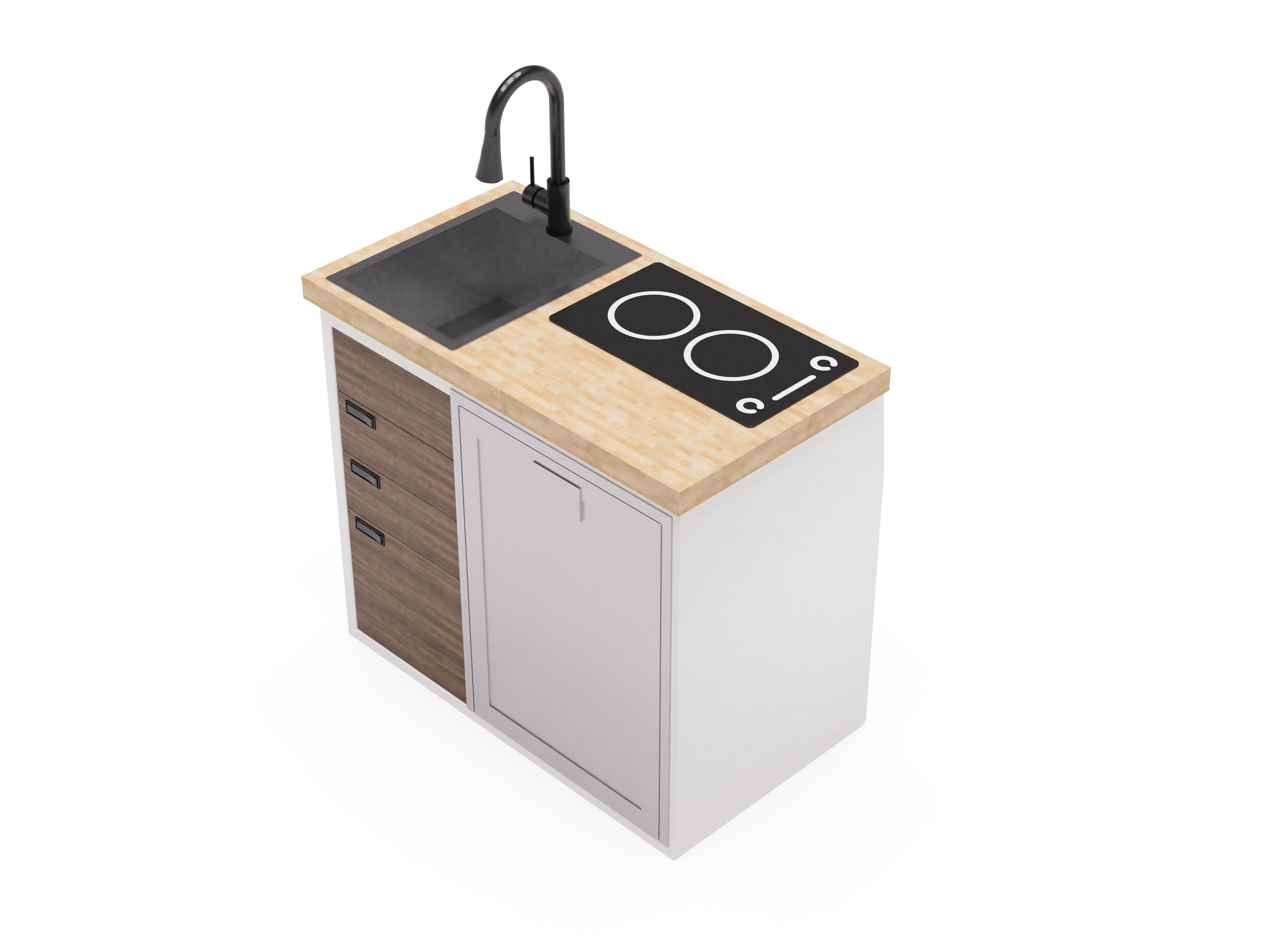 40" Kitchen Cabinet with Appliances - My Store