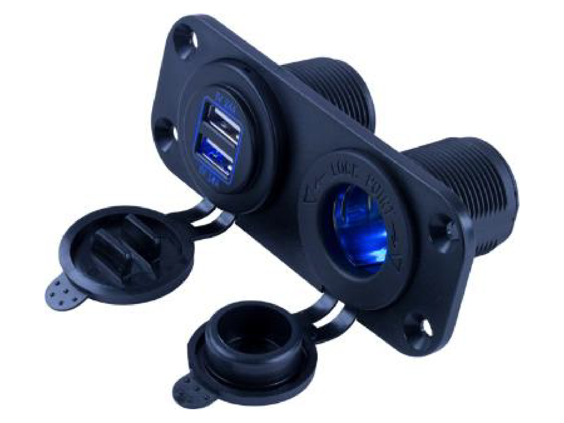 Sea-Dog USB Power Socket Panel and 12V - My Store
